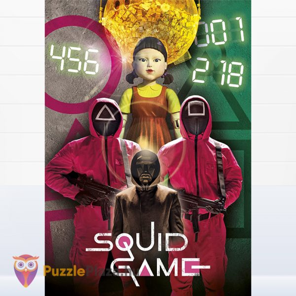 Squid Game puzzle (Nyerd meg az életed kirakó) képe - 1000 db - Clementoni 39693