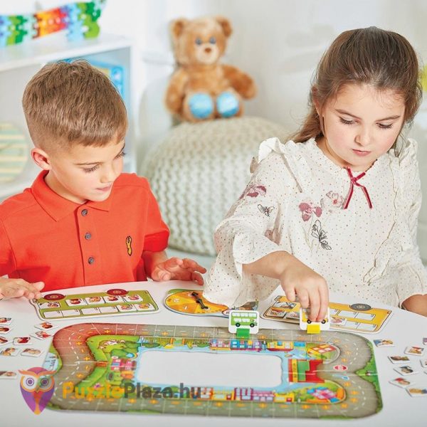 Buszmegálló logikai fejlesztőjáték gyerekeknek - Orchard Toys