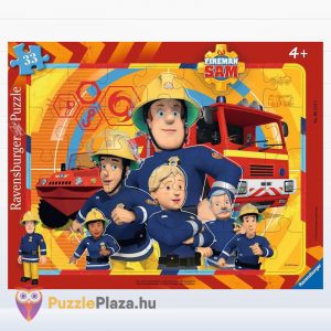 Sam, a tűzoltó keretes puzzle (A csapat) - 33 db - Ravensburger 06114