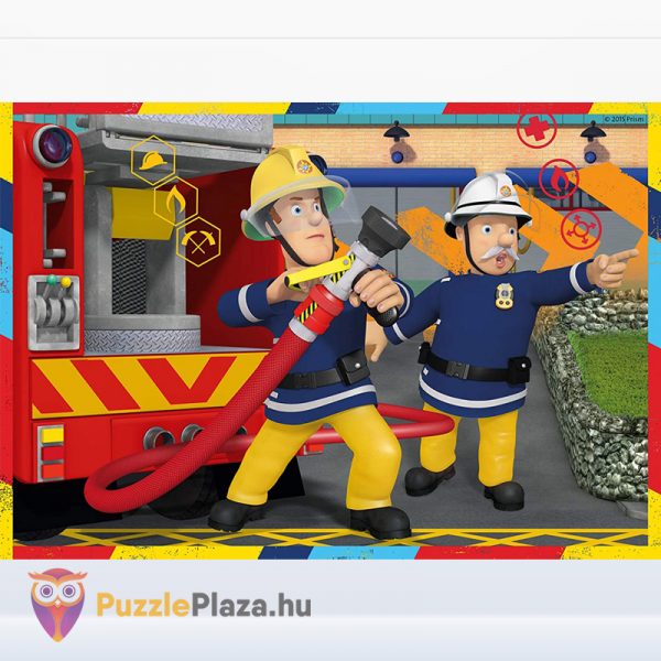 Sam, a tűzoltó puzzle: Sam akcióban kirakó kirakott képe - 2x12 db - Ravensburger 07584