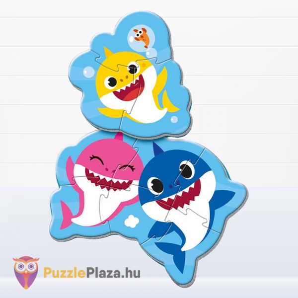 Első kirakós Baby Shark puzzle kirakva - Clementoni My First Puzzle 20828
