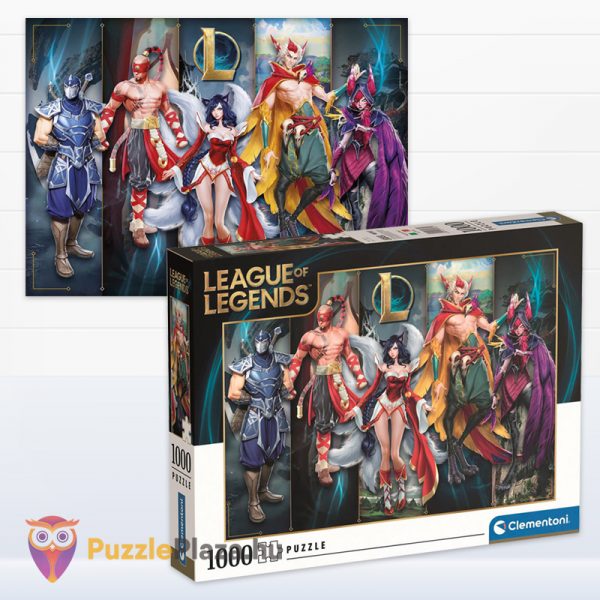 League of Legends puzzle képe és doboza - 1000 db - Clementoni 39680
