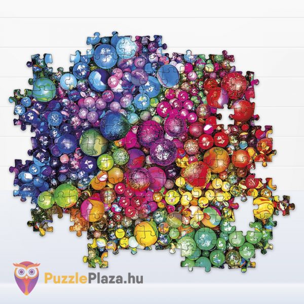 Üveggolyók puzzle (Marbles) részlete - 1000 db - Clementoni ColorBoom 39650