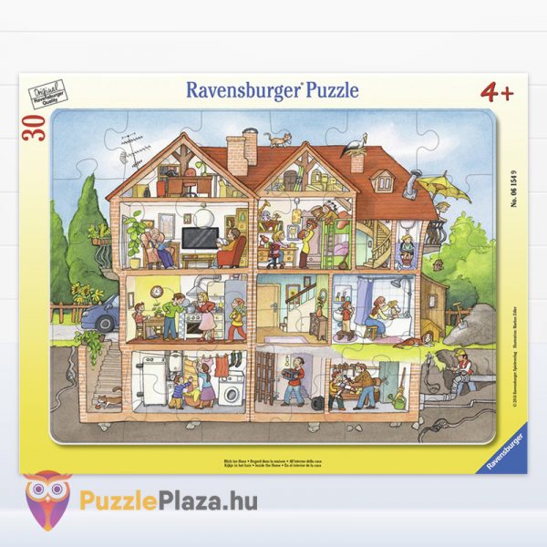 Ilyen a házunk keretes puzzle - 30 db - Ravensburger 06154