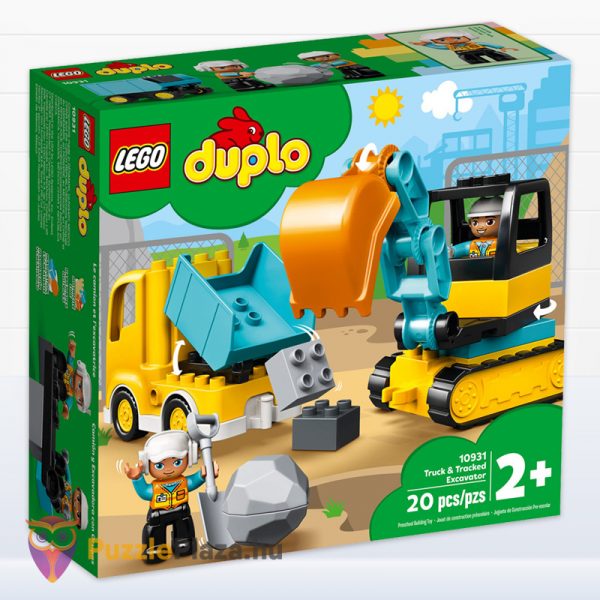 Lego Duplo 10931: Teherautó és lánctalpas exkavátor