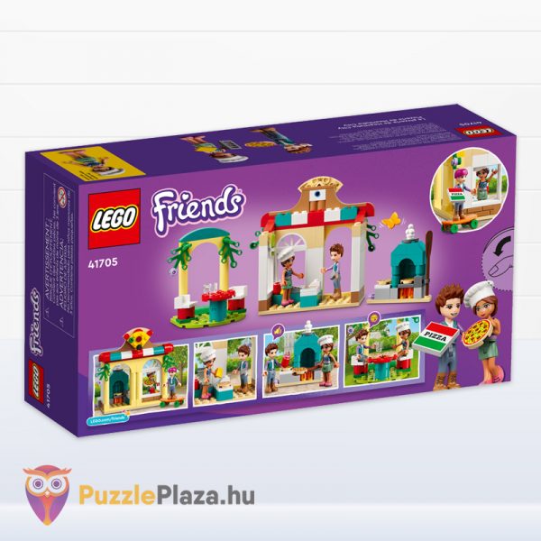 Lego Friends 41705: Heartlake City pizzéria, hátulról
