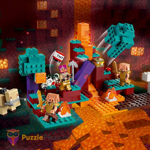 Lego Harry Potter 21168: A Mocsaras erdő, megépítve