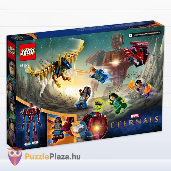 Lego Super Heroes (Marvel) 76155: Az örökkévalók Arishem árnyékában, hátulról
