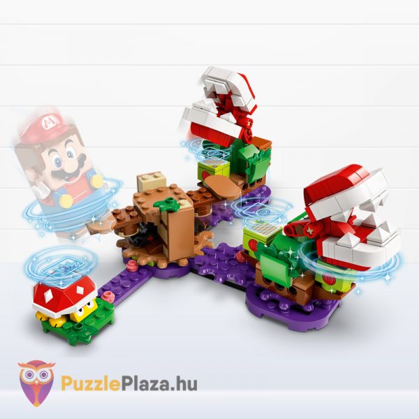 Lego Super Mario 71382: A Piranha növény rejtélyes feladata (kiegészítő szett) megépítve