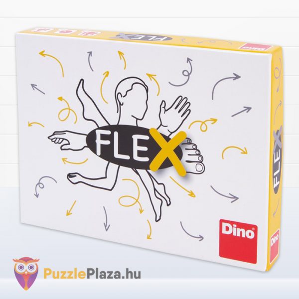 Flex társasjáték: Érintsétek össze testrészeiteket (ügyességi játék)