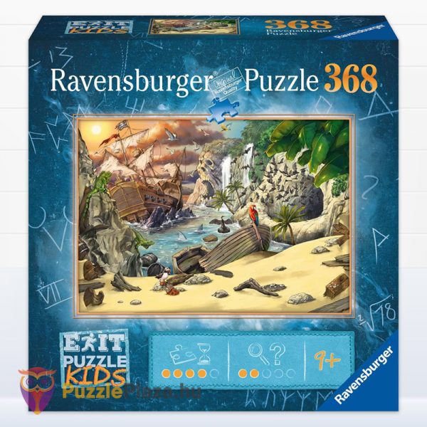 Kalóz kaland: A kalózok kincse szabadulós kirakó - 368 db - Ravensburger Exit Kids Puzzle 12954