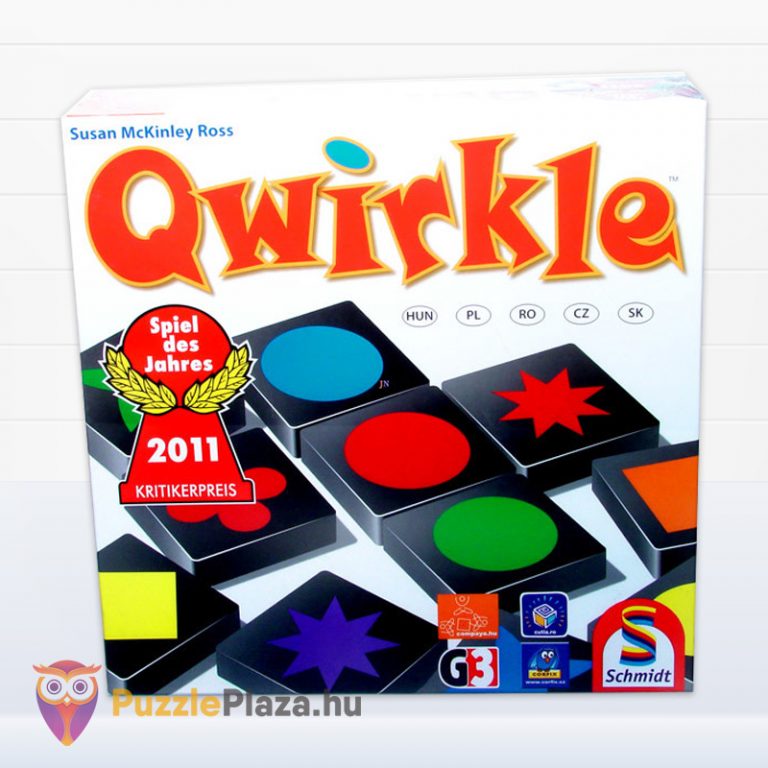 Qwirkle Formák, színek, kombinációk! logikai társasjáték Puzzle
