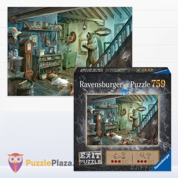 Zárt pince szabadulós kirakó képe és doboza - 759 db - Ravensburger Exit Puzzle 15029