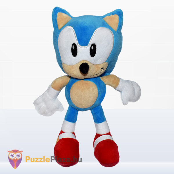 Sonic, a sündisznó plüss figura, előről (30 cm)