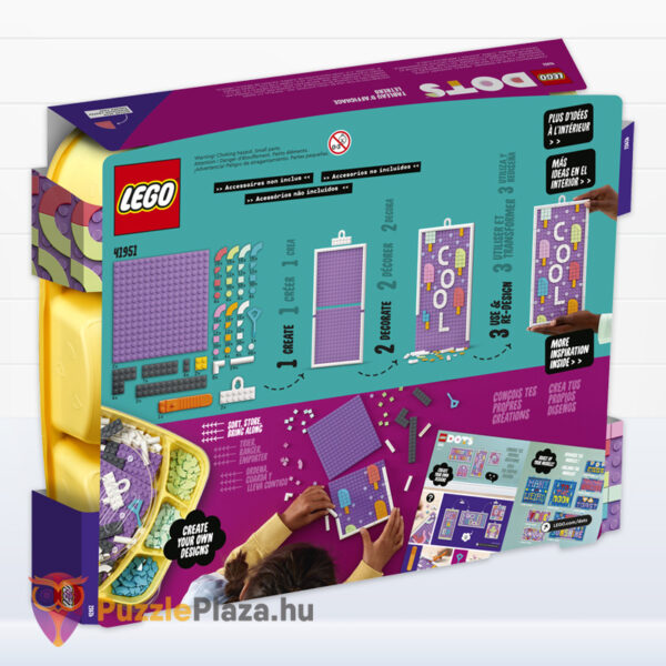 Lego DOTS 41951: Üzenőfal, hátulról (531 db)