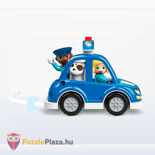 Lego Duplo 10959: Rendőrkapitányság és helikopter, rendőrautóval