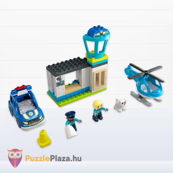 Lego Duplo 10959: Rendőrkapitányság és helikopter tartalma
