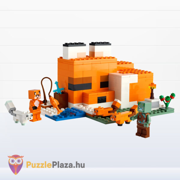 Lego Minecraft 21178: A rókaházikó, megépítve