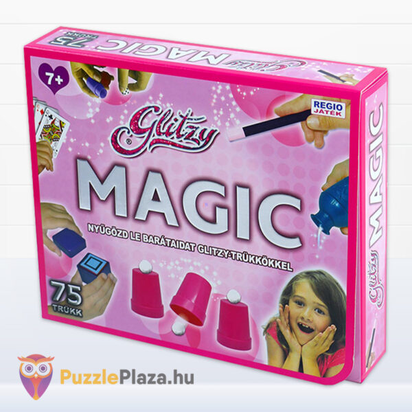 Glitzy Magic bűvészdoboz lányoknak, (75 bűvész trükk)