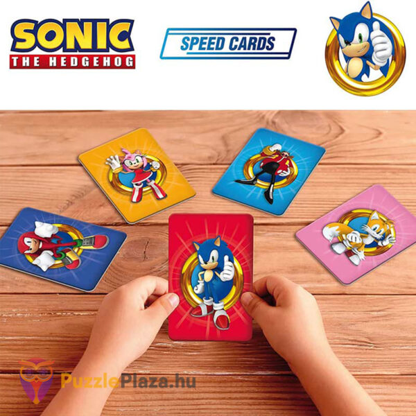 Sonic: Sonic Speed Cards kártyajáték, játék közben