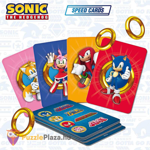Sonic: Sonic Speed Cards kártyajáték tartalma