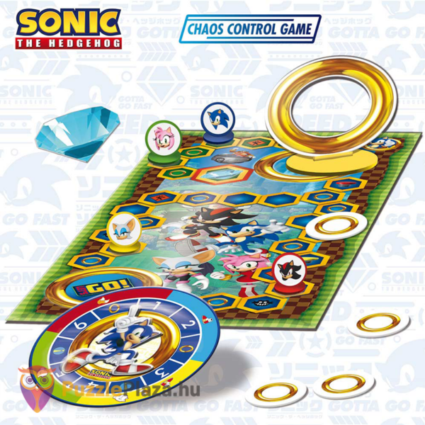 Sonic: Sonic Speedy Chaos Control szórakoztató társasjáték, játék közben