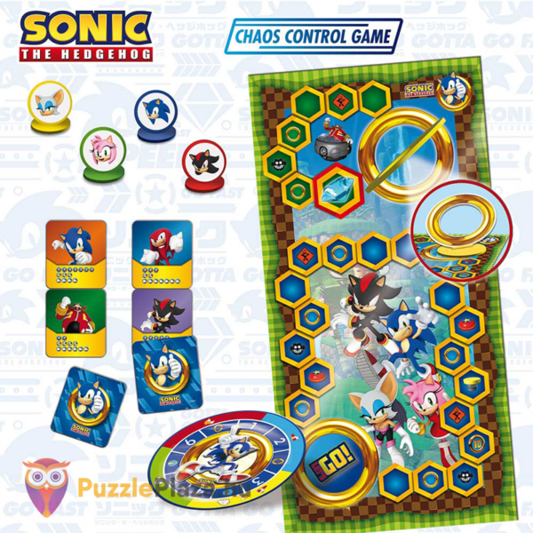 Sonic: Sonic Speedy Chaos Control szórakoztató társasjáték tartalma