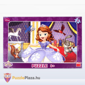 Szófia hercegnő keretes puzzle, 15 darabos (Dino)