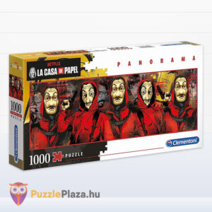 A nagy pénzrablás panoráma puzzle (La Casa De Papel), 1000 db, Clementoni 39545