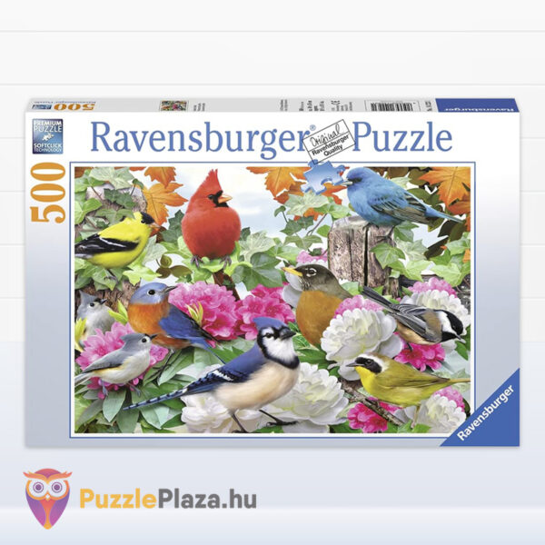 Madarak a kertben puzzle, 500 db (Ravensburger 14223)