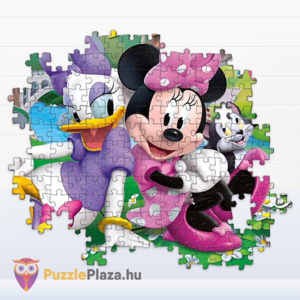 Mickey egér és barátai: Minnie és Daisy puzzle részlete, 104 db (Clementoni SuperColor Maxi 23708)