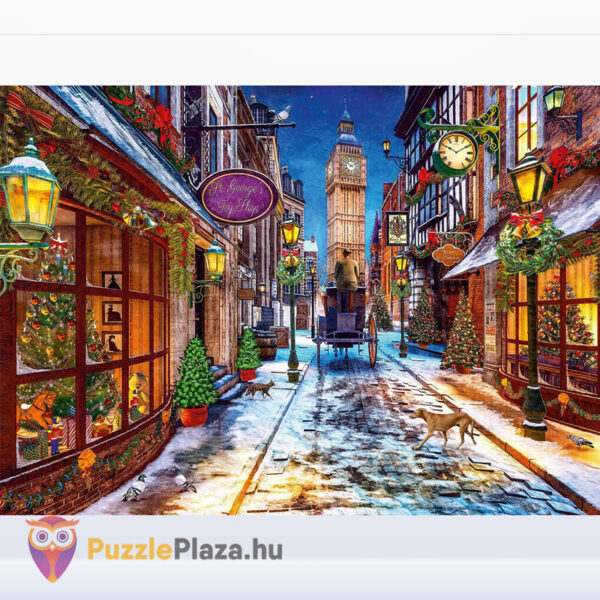 Meghitt karácsony Londonban puzzle képe, 1000 db (Ravensburger 17086)