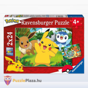 Pokémon: Pikachu és barátai puzzle, 2×24 db (Ravensburger 05668)