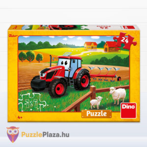 Zetor, a traktor a farmon, 24 db-os puzzle (Dino)