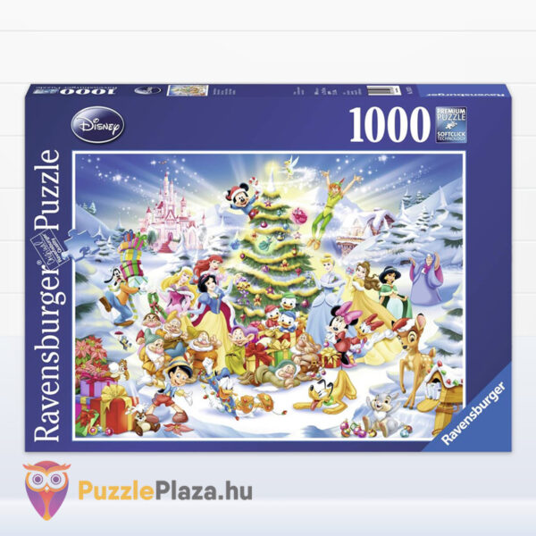 Disney karácsony puzzle a mesehősökkel, 1000 db (Ravensburger 19287)