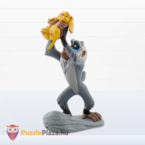 Az Oroszlánkirály: Rafiki a kölyök simbával gumírozott Disney figura, 10 cm (Bullyland)