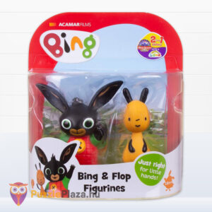 Bing Nyuszi és barátai: 2 darabos figura szett, Bing Nyuszi és Flop műanyag figura szett
