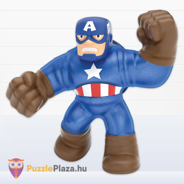 Goo Jit Zu: Marvel hősök, Amerika kapitány nyújtható akciófigura kibontva
