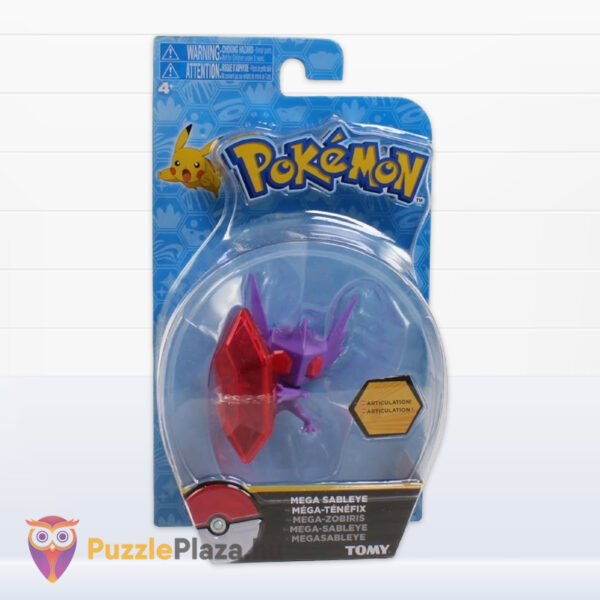 Pokémon: Mega sableye figura doboza, 8 cm (Tomy)