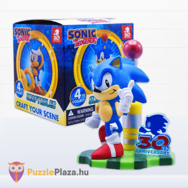 Sonic meglepetés játékfigura, összeépíthető jelenettel