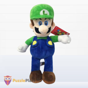 Super Mario: Luigi plüssfigura (31 cm)
