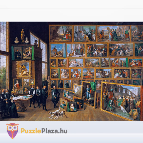 Teniers: Lipót főherceg műgyűjteménye puzzle képe, 2000 db (Clementoni Museum Collection 32576)