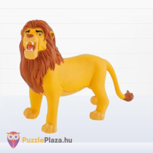 Az oroszlánkirály: Felnőtt Simba gumírozott Disney figura, 11 cm (Bullyland)
