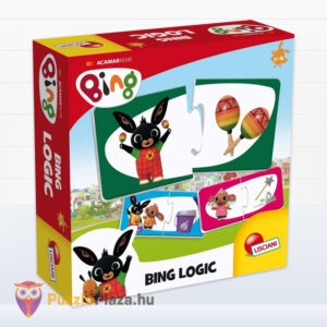 Bing nyuszi: Logic Baby logikai fejlesztő puzzle, 2x16 db (Lisciani)