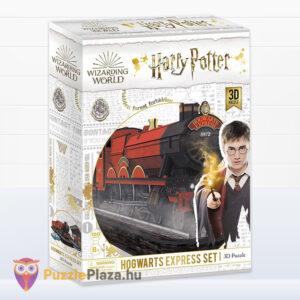 Harry Potter 3D puzzle: A Roxfort Expressz, a 9 és 3/4-ik vágány, a repülő autó, 180 db (CubicFun)