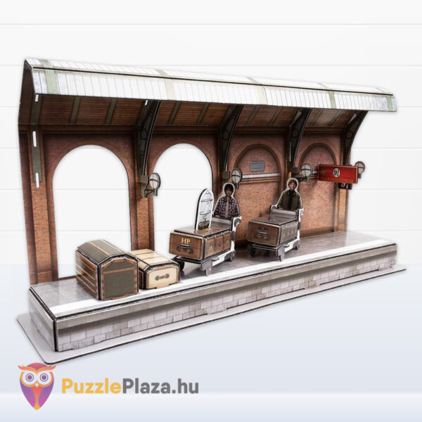 Harry Potter 3D puzzle perona: A Roxfort Expressz, a 9 és 3/4-ik vágány, a repülő autó, 180 db (CubicFun)