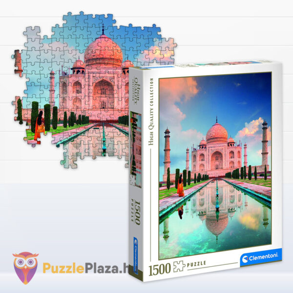 Taj Mahal puzzle doboza és részlete, 1500 db (Clementoni 31818)