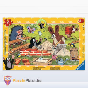 Kisvakond: Kisvakond építkezik, 15 darabos keretes puzzle (Ravensburger)