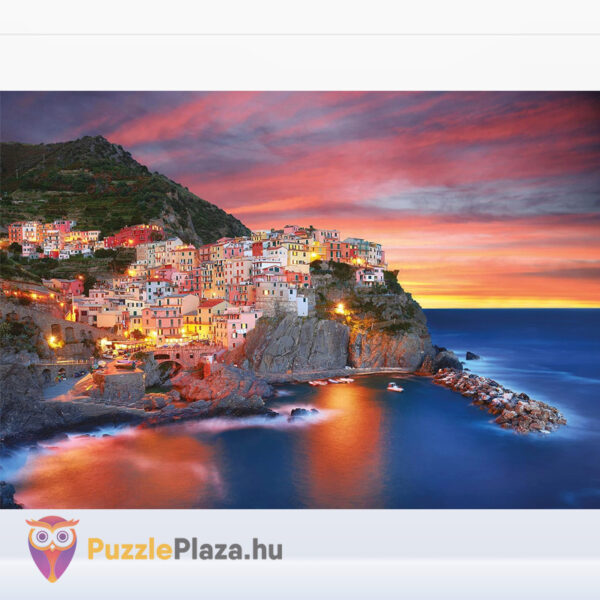 Manarola, Olaszország puzzle képe, 1000 db (Clementoni 39647)