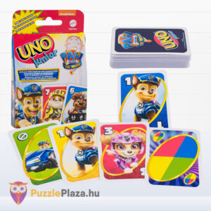 Mancs őrjárat: Junior UNO kártyajáték, három játékszinttel